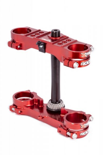 XTRIG PÓŁKI ZAWIESZENIA PRZEDNIEGO ROCS TECH TRIPLE CLAMPS KAWASAKI KX 85 08-25 (OFFSET 25MM) KOLOR X-TRX BROWN