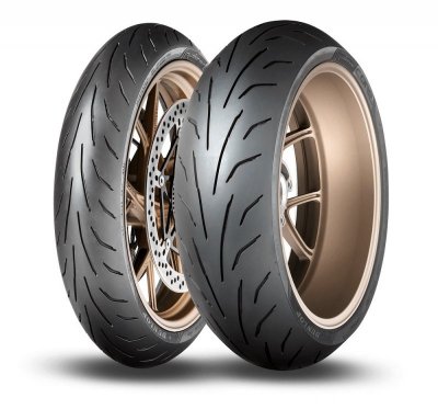 DUNLOP KOMPLET OPON (637484/23) 120/70ZR17 SPMAX QUALIFIER CORE (58W) TL PRZÓD DOT 2023 + (637860/25) 200/50ZR17 QUALIFIER CORE 