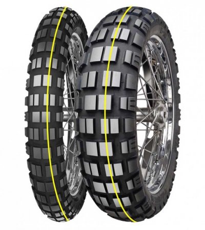 MITAS OPONA 140/80B17 E-10 69T TL DAKAR (ŻÓŁTY PASEK) TYŁ DOT 15-18/2023 (24424) WYCOFANE (ZAMIENNIK:70001209)