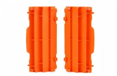 POLISPORT OSŁONY CHŁODNICY (KRATKI - KOMPLET) KTM SX/SXF 07-15 EXC/EXCF 08-16, HUSQVARNA TE/FE/TC/FC - 125/450 14-15 KOLOR POMAR