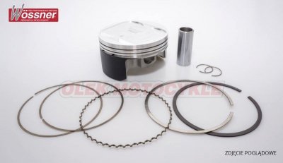 WOSSNER TŁOK YAMAHA (4T) YZF 250 (YZ250F) 01-04 3 PIERŚCIENIE (OEM COMP.=12,5:1) 76,97MM (770XAS-2)