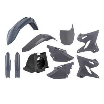 POLISPORT KOMPLET PLASTIKÓW YAMAHA YZ 125/250 02-21 RESTYLING NA YZF 450 22 ZESTAW ZAWIERA OSŁONY AMORTYZATORÓW (8351800007) KOL