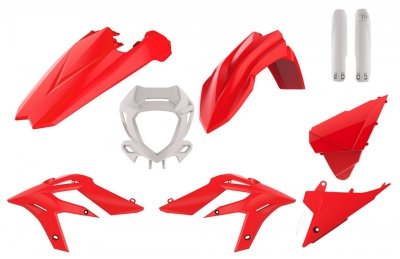POLISPORT KOMPLET PLASTIKÓW BETA X-TRAINER 20-22 W ZESTAWIE OSŁONA LAMPY (8667300001) I OSŁONY AMORTYZATORÓW (8398700002) KOLOR 
