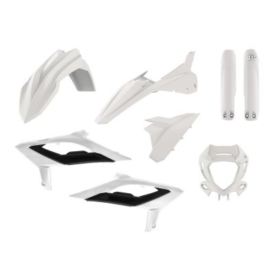 POLISPORT KOMPLET PLASTIKÓW (FULL KIT) BETA RR 2T/4T 23-24 W ZESTAWIE OSŁONA LAMPY (8667300004) I OSŁONY AMORTYZATORÓW (86673000