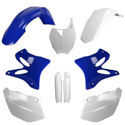 POLISPORT KOMPLET PLASTIKÓW (FULL KIT) YAMAHA YZ 125/250 08-14 W ZESTAWIE TABLICA PRZEDNIA (8658100001) I OSŁONY AMORTYZARORÓW (