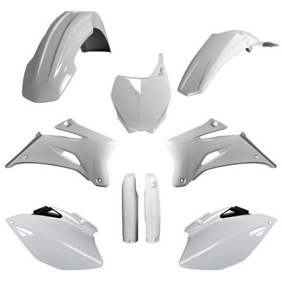 POLISPORT KOMPLET PLASTIKÓW (FULL KIT) YAMAHA YZ 250F 06-07; YZ 450F 06-07 W ZESTAWIE TABLICA PRZEDNIA (8658100001) I OSŁONY AMO