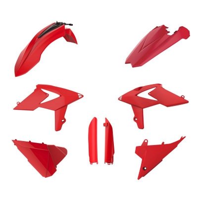 POLISPORT KOMPLET PLASTIKÓW (FULL KIT) BETA 2T/4T 18-19 W ZESTAWIE OSŁONY AMORTYZATORÓW (8398700001) KOLOR CZERWONY