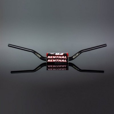 RENTHAL KIEROWNICA (36MM) MX FATBAR 36 HANDLEBAR BLACK RC/HONDA CRF, KAWASAKI KX/KXF KOLOR CZARNY Z GĄBKA
