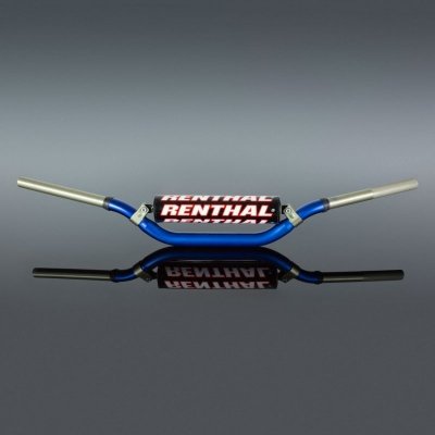 RENTHAL KIEROWNICA 1,1/8 CALA (28,6MM) MX TWINWALL 998 HANDLEBAR BLUE REED / WINDHAM PADDED KOLOR NIEBIESKI Z GĄBKĄ