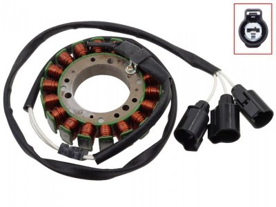 BRONCO 2024/10 UZWOJENIE ALTERNATORA STATOR KAWASAKI KVF 750 BRUTE FORCE 08-11, KRF 750 TERYX 08-12 (OEM: 21003-0071; 21003-0077
