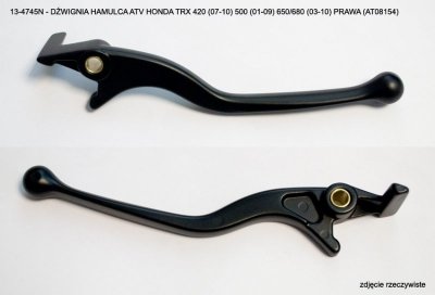BRONCO DŹWIGNIA HAMULCA ATV HONDA TRX 420 07-10, 500 01-09, 650/680 03-10 PRAWA (13-4745N)