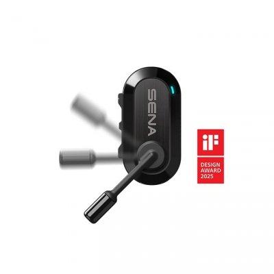 SENA 2025/07 INTERKOM UNIWERSALNY BIKOM 20 BLUETOOTH 5.2, MESH 3.0 DO 800M MOCOWANY NA PASKU ( 2 ZESTAWY ) (EL)
