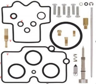 BEARING WORX ZESTAW NAPRAWCZY GAŹNIKA HONDA CRF 450X 05-06 (26-1470)