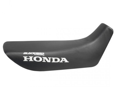 BLACKBIRD POKROWIEC / POSZYCIE NA SIEDZENIE HONDA XRV 650/750 88-92 TRADITIONAL LOGO HONDA KOLOR CZARNY