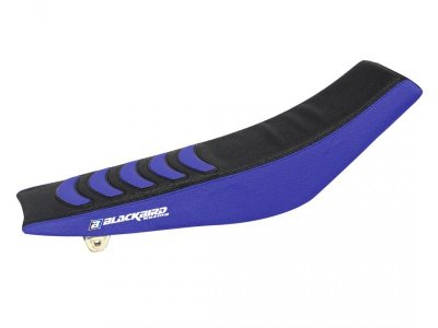 BLACKBIRD POKROWIEC / POSZYCIE NA SIEDZENIE YAMAHA YZ 85 22-23 DOUBLE GRIP 3 KOLOR CZARNY NIEBIESKI