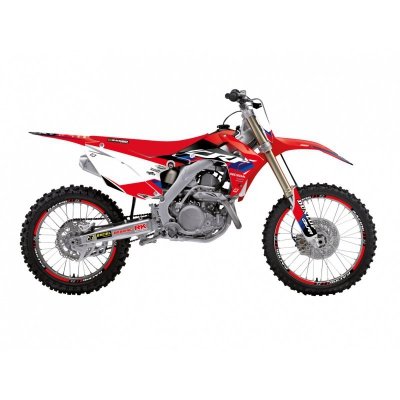 BLACKBIRD KOMPLET NAKLEJEK (OKLEIN) HONDA CRF 250R 14-17, CRF 450R 13-16 DREAM 5 KOLOR CZERWONY CZARNY