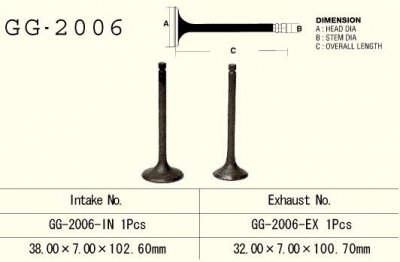 VESRAH ZAWÓR WYDECHOWY YAMAHA YFM 350 87-99 WOLVERINE/ BIG BEAR , SR 250 80-82 (1 NA POJAZD) (OEM: 3Y1-12121-00,3Y1-12121-01) (1