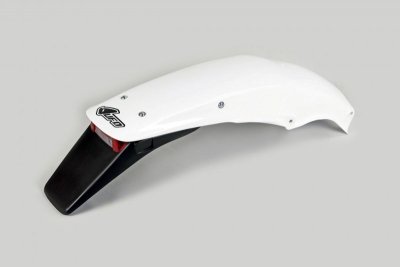 UFO BŁOTNIK TYŁ ENDURO (Z CHLAPACZEM) HONDA CR 125 93-97, CR 250 92-96, KOLOR BIAŁY