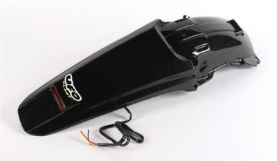 UFO BŁOTNIK TYŁ HONDA CRF 450X 05-09 Z LAMPKĄ LED KOLOR CZARNY