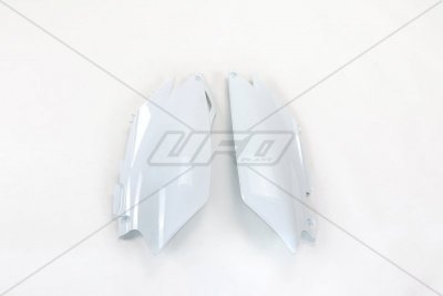 UFO BOCZKI TYLNE HONDA CRF 250R 11-13, CRF 450R 09-12 KOLOR BIAŁY
