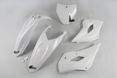 UFO KOMPLET PLASTIKÓW HUSQVARNA TC 85 14-17 KOLOR OEM (BIAŁY) (HU619E999)