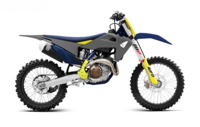UFO KOMPLET PLASTIKÓW HUSQVARNA TC/FC 19-21 KOLOR SZARY/ŻÓŁTY/NIEBIESKI ( W ZESTAWIE OSŁONY TELESKOPÓW, OSŁONY RAMY ORAZ NAKLEJK