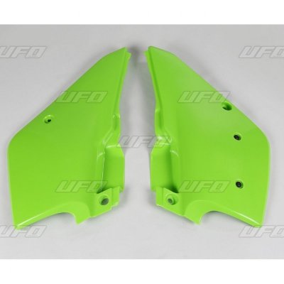 UFO BOCZKI TYLNE KAWASAKI KDX 200 95-20 KOLOR ZIELONY - WYPRZEDAŻ