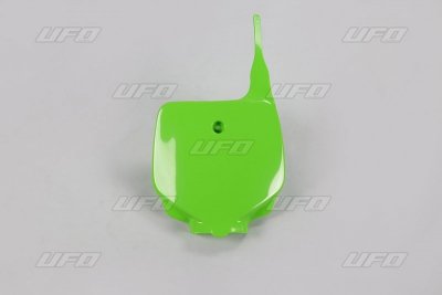 UFO TABLICA NA NUMER STARTOWY KAWASAKI KX 80 98-00, KX 85 01-13 KOLOR ZIELONY