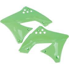 UFO OSŁONY CHŁODNICY KAWASAKI KXF 250 09-11 KOLOR ZIELONY