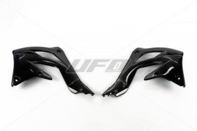 UFO OSŁONY CHŁODNICY KAWASAKI KXF 450 12-15 KOLOR CZARNY