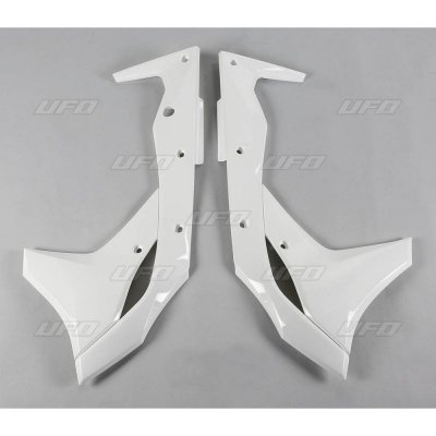 UFO OSŁONY CHŁODNICY KAWASAKI KXF 250 17-20 KOLOR BIAŁY - WYPRZEDAŻ