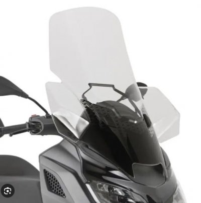 KAPPA 2025/07 SZYBA PIAGGIO MP3 310 25-, PRZEZROCZYSTA (83,5 X 70 CM)