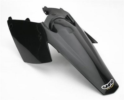 UFO BŁOTNIK TYŁ KTM SX 03-06, EXC 03-07 Z BOCZKAMI TYLNYMI KOLOR CZARNY