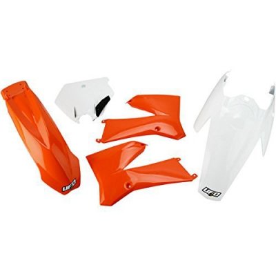 UFO KOMPLET PLASTIKÓW KTM SX 85 06-12 KOLORY OEM 11-12 (POMARAŃCZOWY/BIAŁY) (KT508E999)