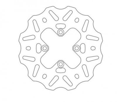 MOTO-MASTER TARCZA HAMULCOWA TYŁ NITRO KTM SX 65 00-22 , HUSQVARNA TC 65 17-22 , GASGAS MC 65 21-22