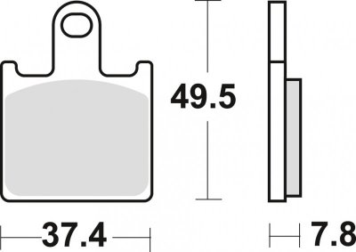 TRW ZF KLOCKI HAMULCOWE KH417 SINTER STREET KAWASAKI ZX6R 07-16, Z 750 11-14, PRZÓD
