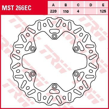 TRW ZF TARCZA HAMULCOWA TYŁ KTM EXC / SX / XC 250 03-17, EXC / SX / XC 350 10-, SMR / SX / XC 450 03-, EXC / SMR / SX 525 03-07,