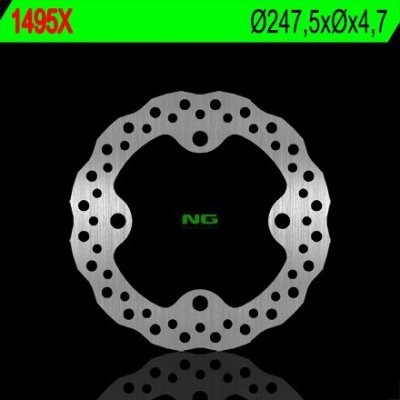 NG TARCZA HAMULCOWA PRZÓD/TYŁ POLARIS RANGER 1000 14-15 (247,5X4,7) (4X15,4MM) WAVE