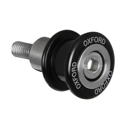 OXFORD SPINNERS PREMIUM ROLKI (SLIDERY) WKRĘCANE DO WAHACZA M8X1,25 Z ŁOŻYSKIEM I Z ODSADZENIEM KOLOR CZARNY