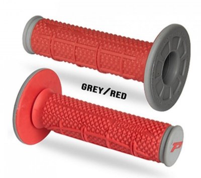 PROGRIP MANETKI PG802 (22+25MM, DŁ.115MM) KOLOR SZARY/CZERWONY (DWUSKŁADNIKOWE) (802-288)