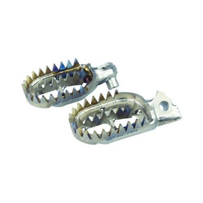 SCAR RACING PODNÓZKI PEGI TYTANOWE GRIPPER KTM 150 / 250 / 300 EXC TPI 18-23, 250 / 350 / 450 SXF 16-22, 125 / 150 SX 16-22, 250