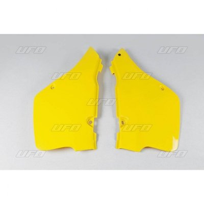 UFO BOCZKI TYLNE SUZUKI RM 125 89-92 KOLOR ŻÓŁTY