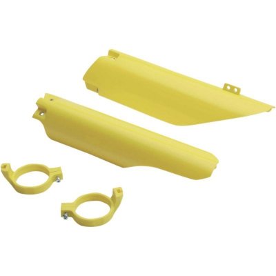 UFO OSŁONY TELESKOPÓW ( AMORTYZATORÓW ) PRZEDNICH SUZUKI RMZ 450 05-06, RM 125/250 04-06 KOLOR ŻÓŁTY