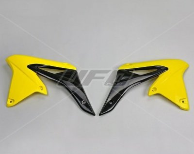 UFO OSŁONY CHŁODNICY SUZUKI RMZ 250 10-17 KOLOR ŻÓŁTY/CZARNY