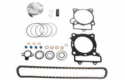 VERTEX 2025/02 ZESTAW NAPRAWCZY GÓRY SILNIKA HONDA CRF 250 R / RX 20-21 (STD. 78.96MM) (13.9:1) (TŁOK, USZCZELKI TOP-END, ŁAŃCUS