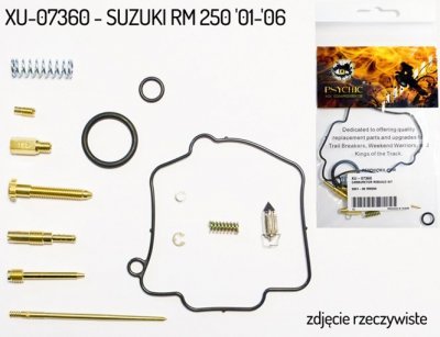 PSYCHIC ZESTAW NAPRAWCZY GAŹNIKA SUZUKI RM 250 01-06 (26-1174) (NA 1 GAŹNIK)