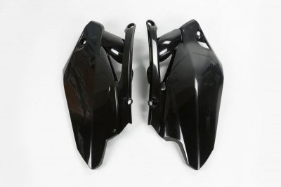 UFO BOCZKI TYLNE YAMAHA YZF 450 10-13, KOLOR CZARNY - WYPRZEDAŻ