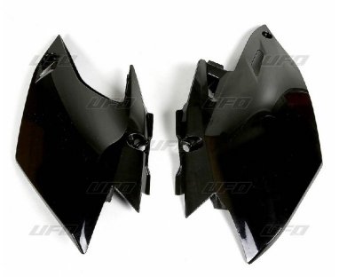 UFO BOCZKI TYLNE YAMAHA WRF 450 12-13 KOLOR CZARNY