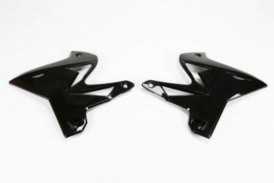UFO OSŁONY CHŁODNICY YAMAHA YZ 125/250 02-14 RESTYLING KOLOR CZARNY - WYPRZEDAŻ