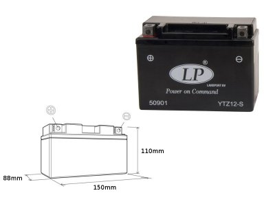 LANDPORT Honda XL 650 V Transalp (00-07) akumulator zalany